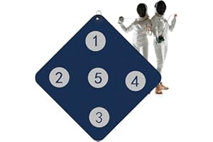 Fencing Target Practice: Wall Diana Fencing Practice Skill Enhancer Tool Home Auxiliary Tool with Five Goals for Irabious Kid