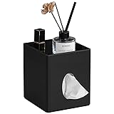 Cretkhp Tissue Box Cover, PU Leather Square Tissue