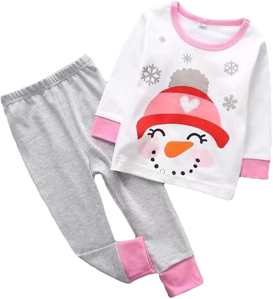 Fille Vetements De Nuit Et Peignoirs Junkai Fille Garcon Pyjama De Noel Enfant Bebe Vetements De Nuit Top A Manches Longues Top Pantalon Coton Sleepwear Pour Automne Et Hiver Genesis Gs Com