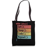 Eat Sleep Code Repeat software engineer Coder programmer Tote Bag