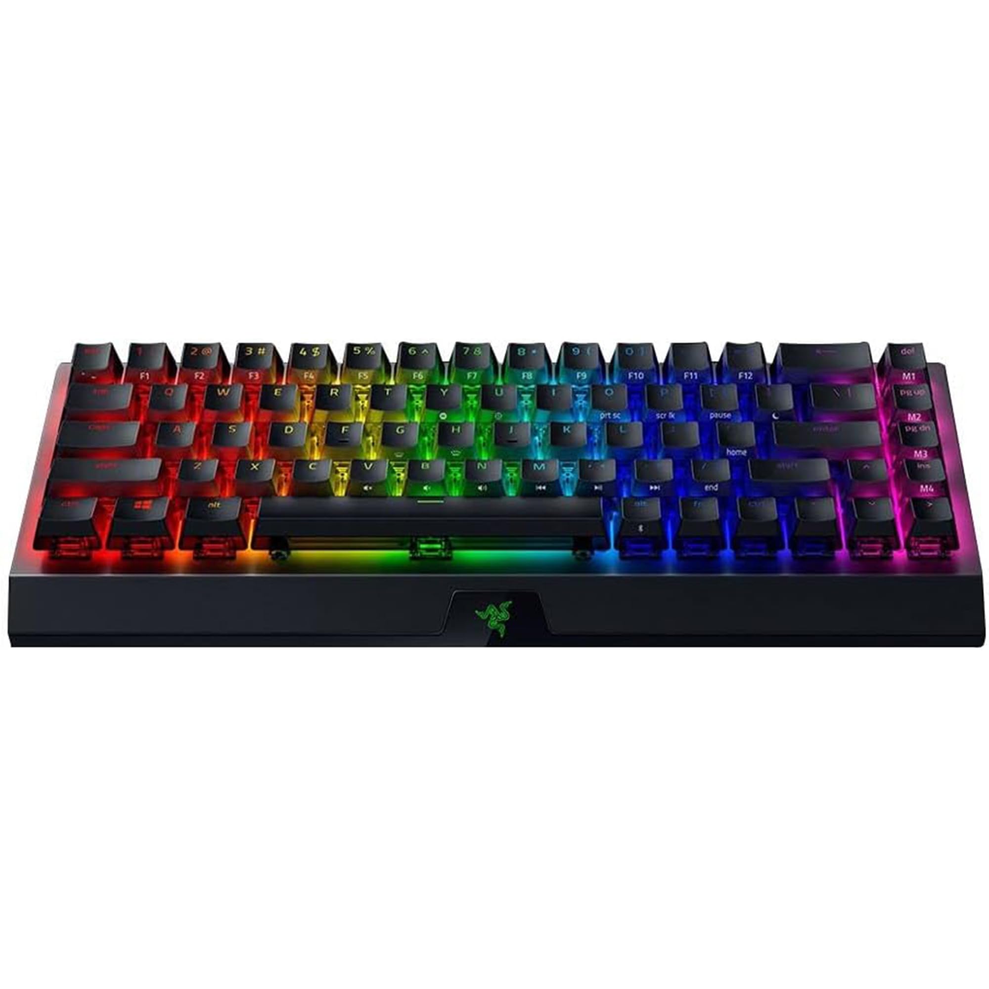 Razer BlackWidow V3 Mini HyperSpeed (Green Switch) - Wireless 65% Mechanical Gaming Keyboard (Clicky Mechanical Switches, Phantom Keycaps, Bluetooth, USB-C) US Layout | Phantom Ed.