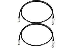 Superbat Micro BNC to DIN 1.0/2.3 3G/12G-SDI Video Cable 2ft Belden 1855A SDI Cables for Blackmagic URSA, Sony FS7 Video,Prof