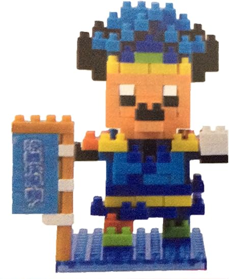 Amazon 東京ディズニーランド ナノブロック ディズニー夏祭り 涼舞疾風 翔 ミッキーマウス ブロック おもちゃ