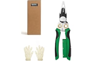 Upgraded 8-in-1 Multi-Functional Wire Stripper, Wire Stripping & Crimping Tool, Pliers Voltage Test Tool for Winding, Opening