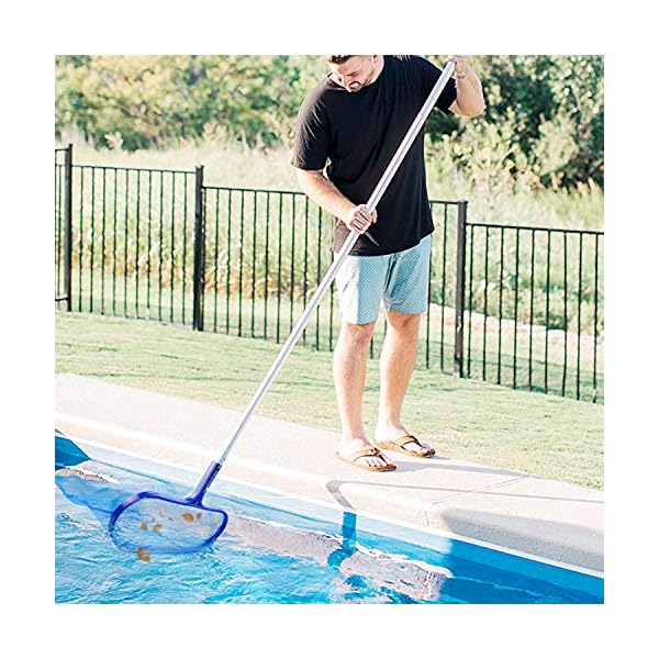 TedGem Skimmer per Piscina, Pulizia Piscine Retino Rete da Superficie di atterraggio Rete a maglia fine da Piscina per…