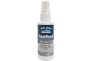 TotalBoat CA Glue Accelerator Spray - TotalBond Activator Spray Instantly Dries Cyanoacrylate Super Glue - 2 oz