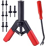 Mardatt 42Pcs Plastic Rivet Gun Set with 40Pcs