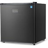 BLACK+DECKER 1.7 Cu. Ft. Compact Refrigerator, Energy Star, BCRK17B, Black | Energy Star Certified, Single Door Mini Fridge with Chiller Compartment, Personal Fridge for Home or Dorm, R600a Refrigerant