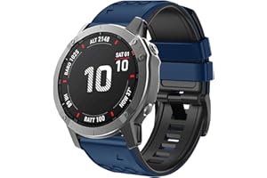OUTVI 22mm watch band for garmin fenix 7 fenix 6 pro solar fenix 5 quick release silicone watch strap for garmin instinct 2 solar forerunner 965 955 945 epix 2 pro