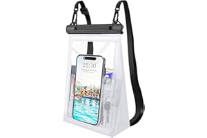 KEBRELA Large Waterproof Phone Pouch Floating, Waterproof Phone Case for iPhone 15 14 Pro Max 13 12 Plus 11 XS XR X Samsung up to 8.5'', IPX8 Water Proof Cell Phone Dry Bag for Beach Swimming Kayaking