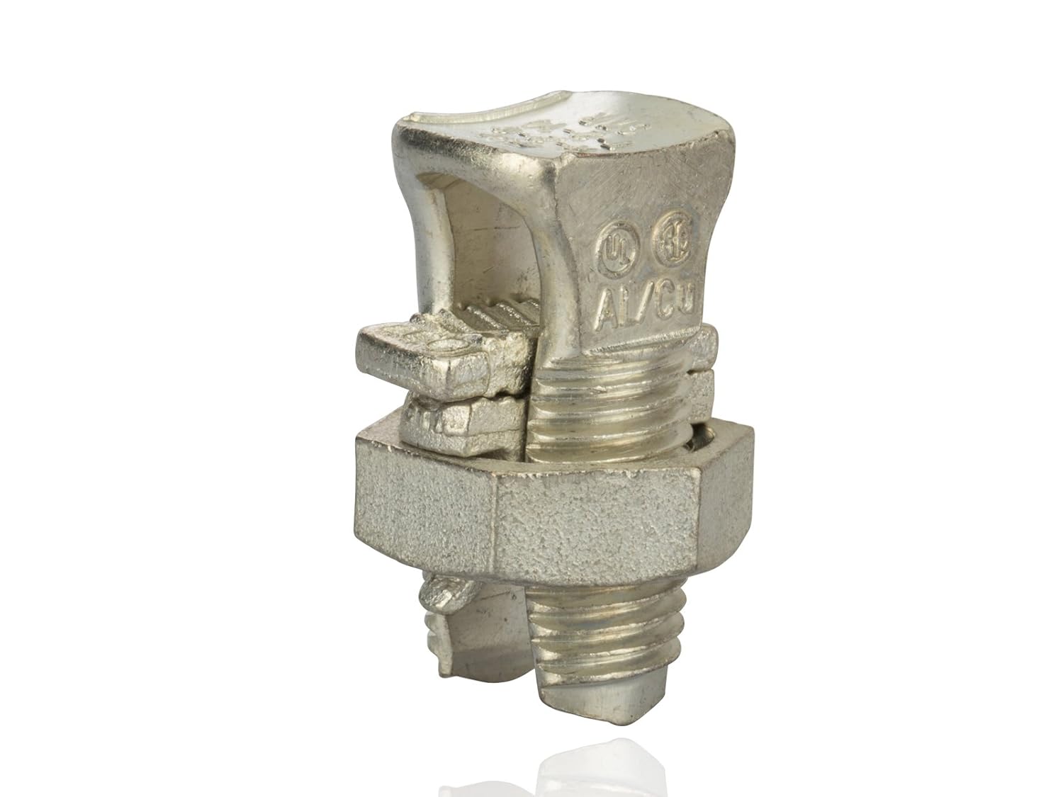 Split Bolt Connector AllPurpose Type, 0.128" 0.316" Wire Diameter Range, 275lbs Torque