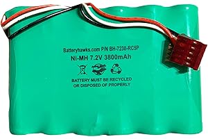 BATTERY HAWK 03-08-0450 Vital Signs 03080450 7.2v 3800mAh Ni-MH Battery Pack 750 740 940X 730 740 750 120336 6036 Medical Systems Monitor Cas NIBP