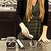 The Original Manual Coffee Grinder by Bean & Bistro - Adjustable Ceramic Burr, Stainless Steel Body, Portable
