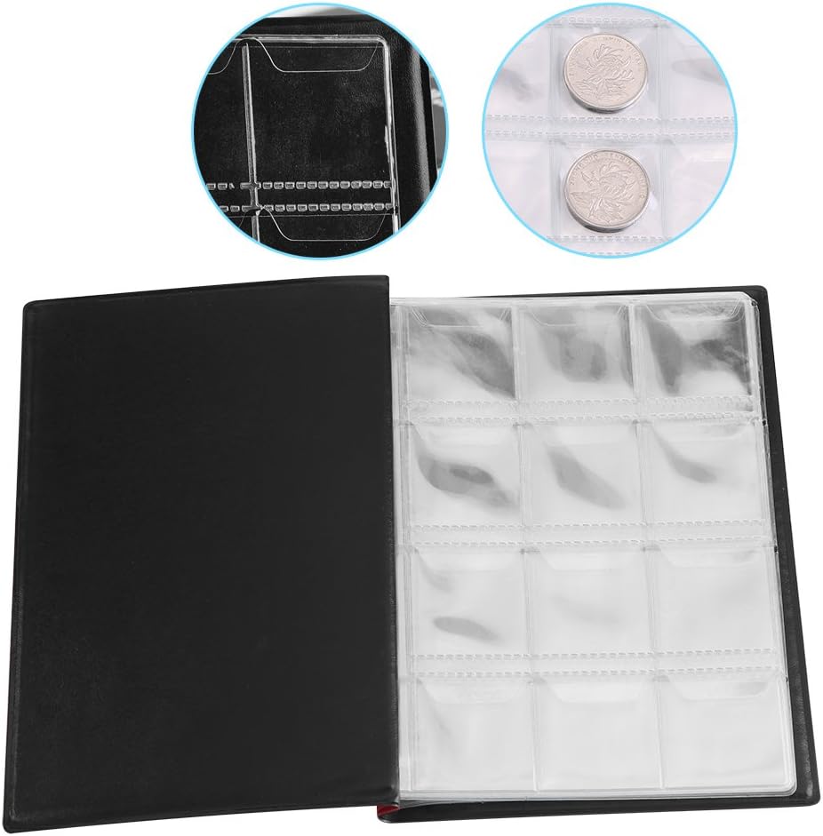 Yosoo Coin Album Books 10 Page 120 Pockets World Coin Stock Album Book Case Coin Holders Collection Storage Coin Collecting Holders Pockets Green - Image 4