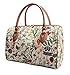 Signare Tapestry Duffle Bag Overnight Bags Weekend Bag for Women with Sunflower Poppy Butterfly Dragonfly Design (TRAV-MGD)