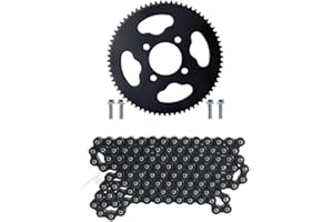 Reinforced 219H 112 Links Driven Chain Or 70T Rear Sprocket Compatible with Rotax Racing Go Kart Karting(a Set)