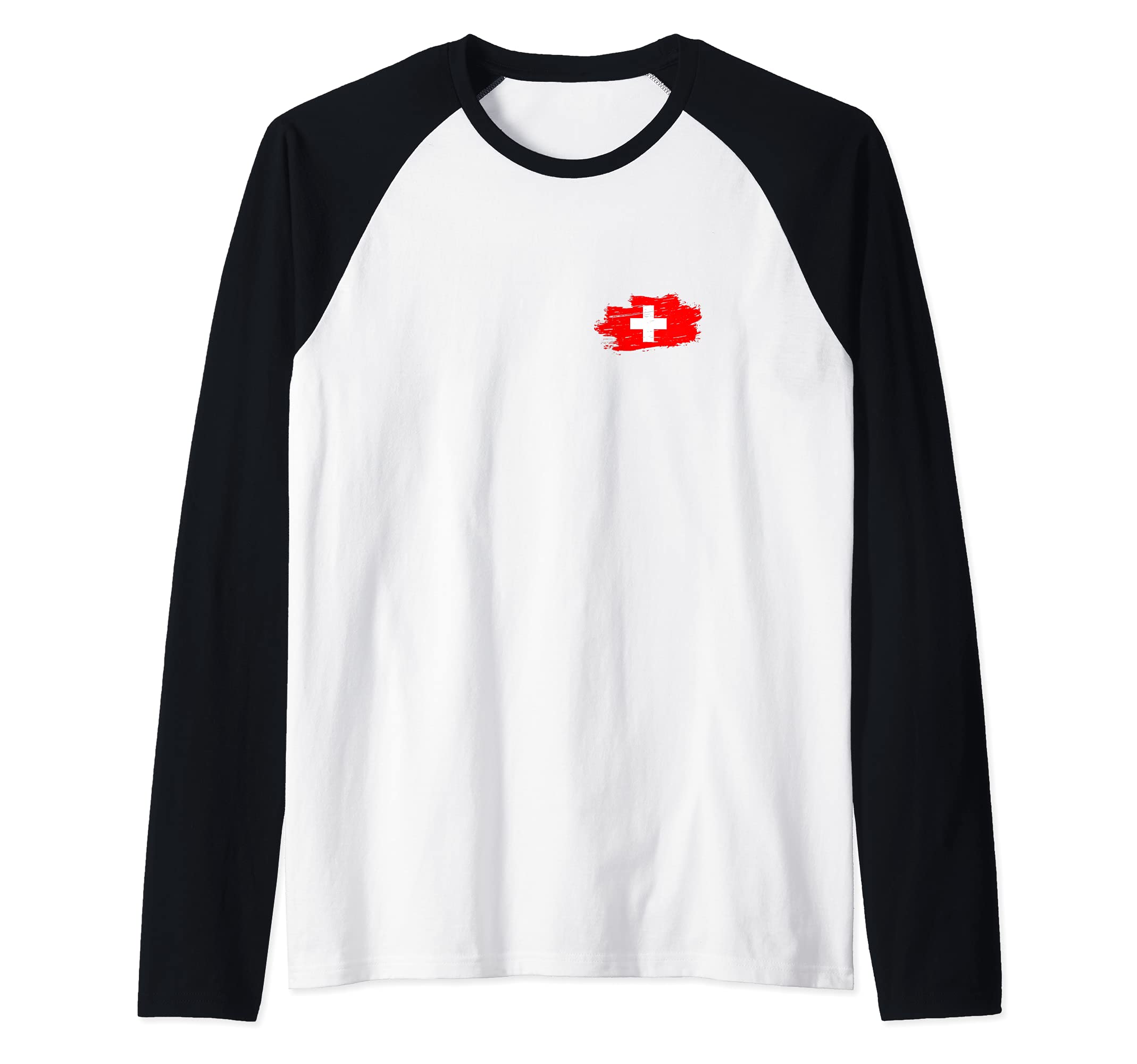 Flag Swiss Raglan Baseball Tee