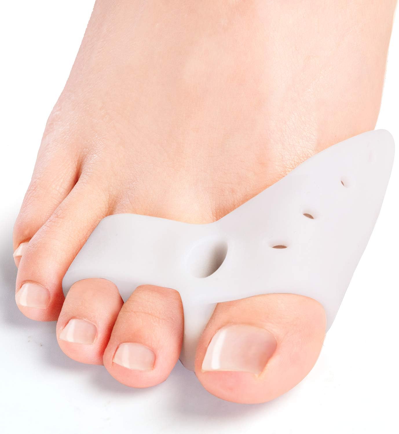 Welnove Bunion Protector with Toe Separators, Gel Bunion Pad, Three