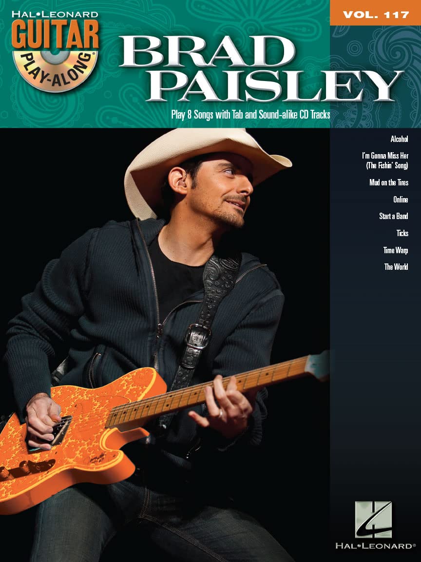 Guitar Play-Along: Volume 117: Brad Paisley (Hal Leonard Guitar Play-Along)