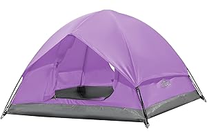 ASFANES Outdoor Waterproof Pet Camping Tent, Cave Bed for Indoor Cats and Small Dogs, Portable Cat House Dog House, 39.3x39.3x23.6'', Purple, L.