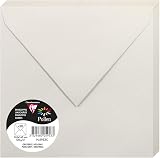 Clairefontaine 5953C Envelopes 16.5x16.5 cm Pearl Grey Pack of 20