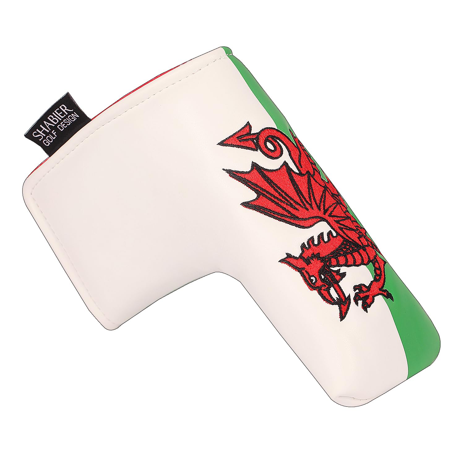 SHABIER United Kingdom Golf Blade Head Cover Golf Wood Club Headcover (The Red Dragon)