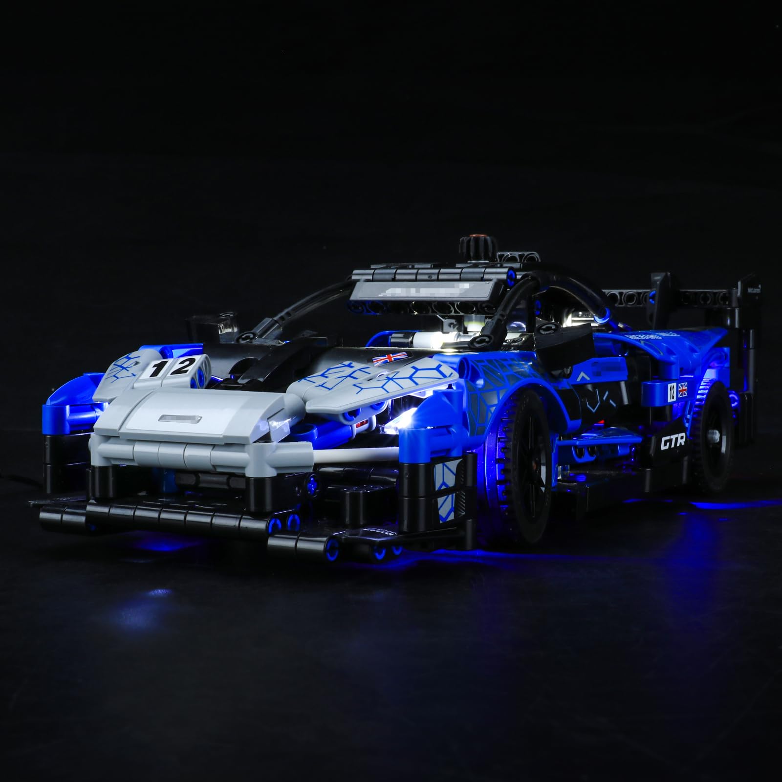 MENZAVA LED Light Set Compatible with LEGO 42123 McLaren Senna GTR Technic Building Blocks Model - Model Set NOT Included