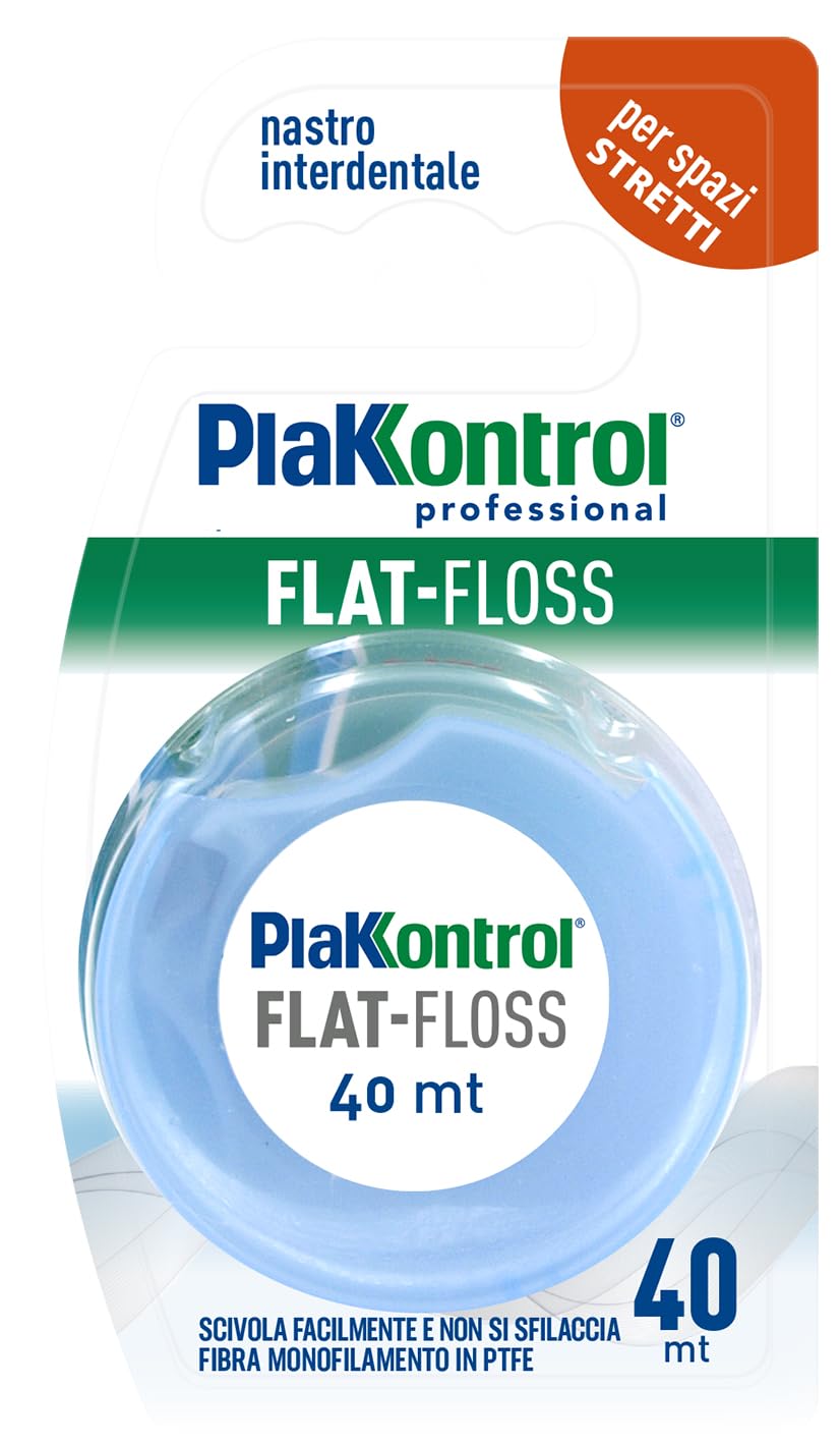 Plakkontrol Flat Floss Filo 40M