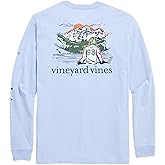 vineyard vines Men's Hockey Pond Long-Sleeve Pocket Tee