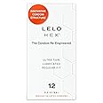 LELO HEX Original Ultra Thin Condoms with Increased Strength, Male Condom, Lubricated Condoms for Men, 2.12-Inch/54 mm Diamet