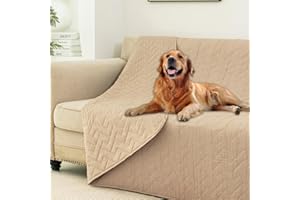 Ameritex 100% Waterproof Dog Bed Blankets Double Sided Dog Couch Cover Knurling Pattern pet Bed Cover Reversible Furniture Couch Sofa Car for Puppy Kids