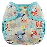 Blueberry Coveralls Diaper Snap (NIght Owls, One Size)