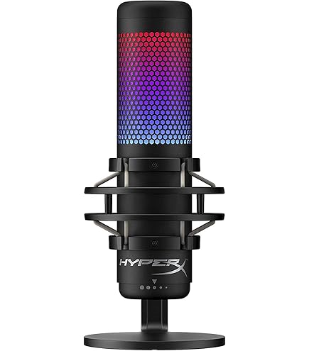 【本日限定】HyperX QuadCast Amazon.com: HyperX QuadCast USB Condenser Gaming Microphone for PC