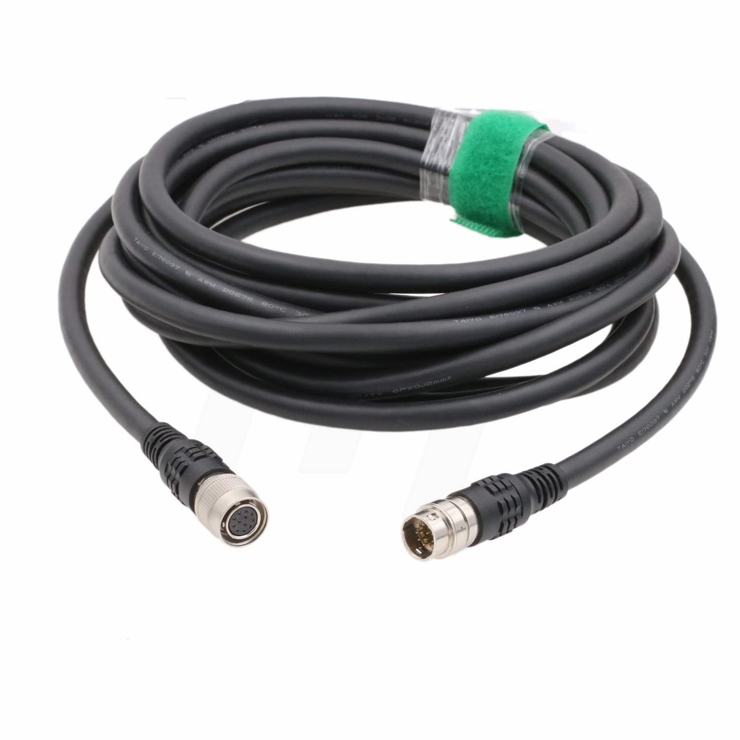 HangTon Extension Cable 12 Pin Hirose Male to Female for Sony CCXC-12P XC-HR70 Camera and Adaptor 5m