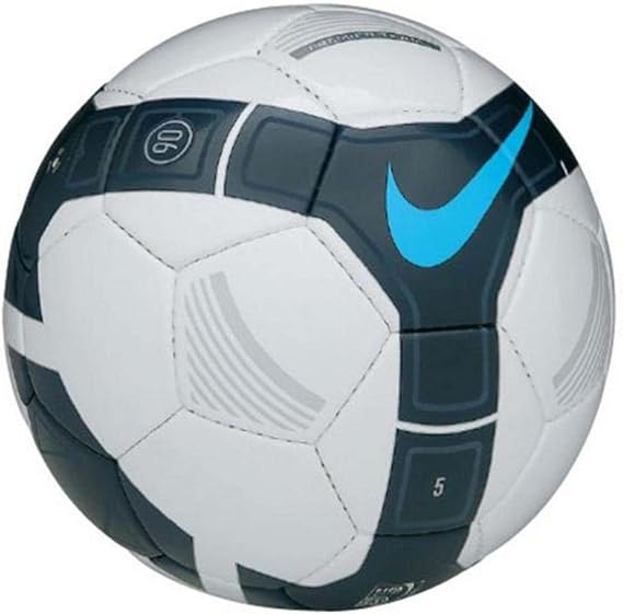 Nike Premier League T90 Tracer Official Match Soccer Ball - White & Blue with Black - SoccerPro