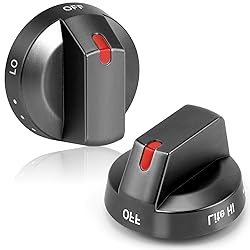 AMI PARTS DG64-00473B Black Stainless Knobs