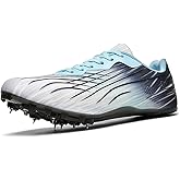 TMRUNI Mens Womens Spike Track Shoes Athletics Racing Running Shoes Jumping Sneakers