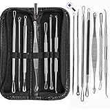 7Pcs Blackhead Pimple Blemish Comedone Extractor Remover Skin Care Tool Set Kit