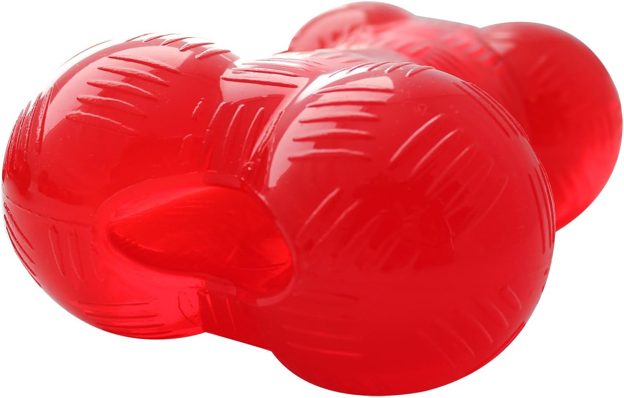 PetLove Mighty Mutts Tough Dog Toys Rubber Bone, Medium BigaMart