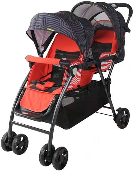 compact tandem double stroller