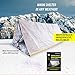 Rudolph's Emergency Survival Shelter Tent | 2 Person Mylar Thermal Shelter | 8' X 5' All Weather Tube Tent | Reflective Material| Lightweight | Waterproof | Best Survival Gear