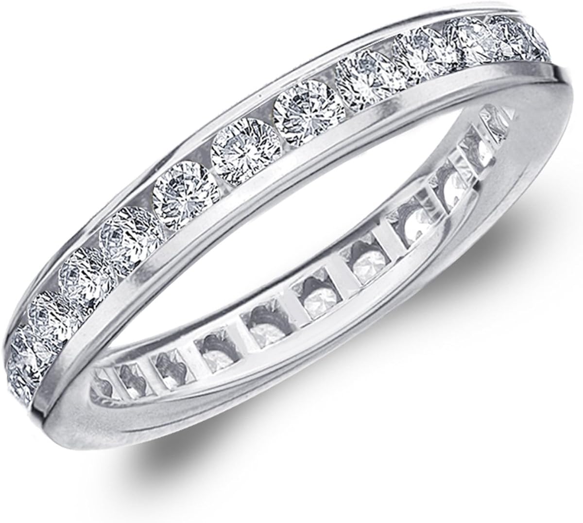 Eternity Wedding Bands 1.5 CTTW Diamond Eternity Ring in