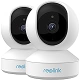 Home Security Camera System, Reolink 3MP HD Plug-in Indoor WiFi Camera, Pan Tilt Pet Camera, Baby Monitor, Night Vision, 2 Wa