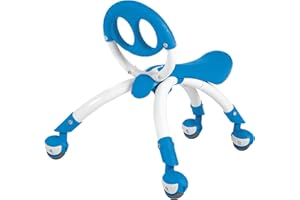 YBIKE Pewi Walking Ride On Toy - from Baby Walker to Toddler Ride On for Ages 9 Months to 3 Years Old, YPIW3, Blue