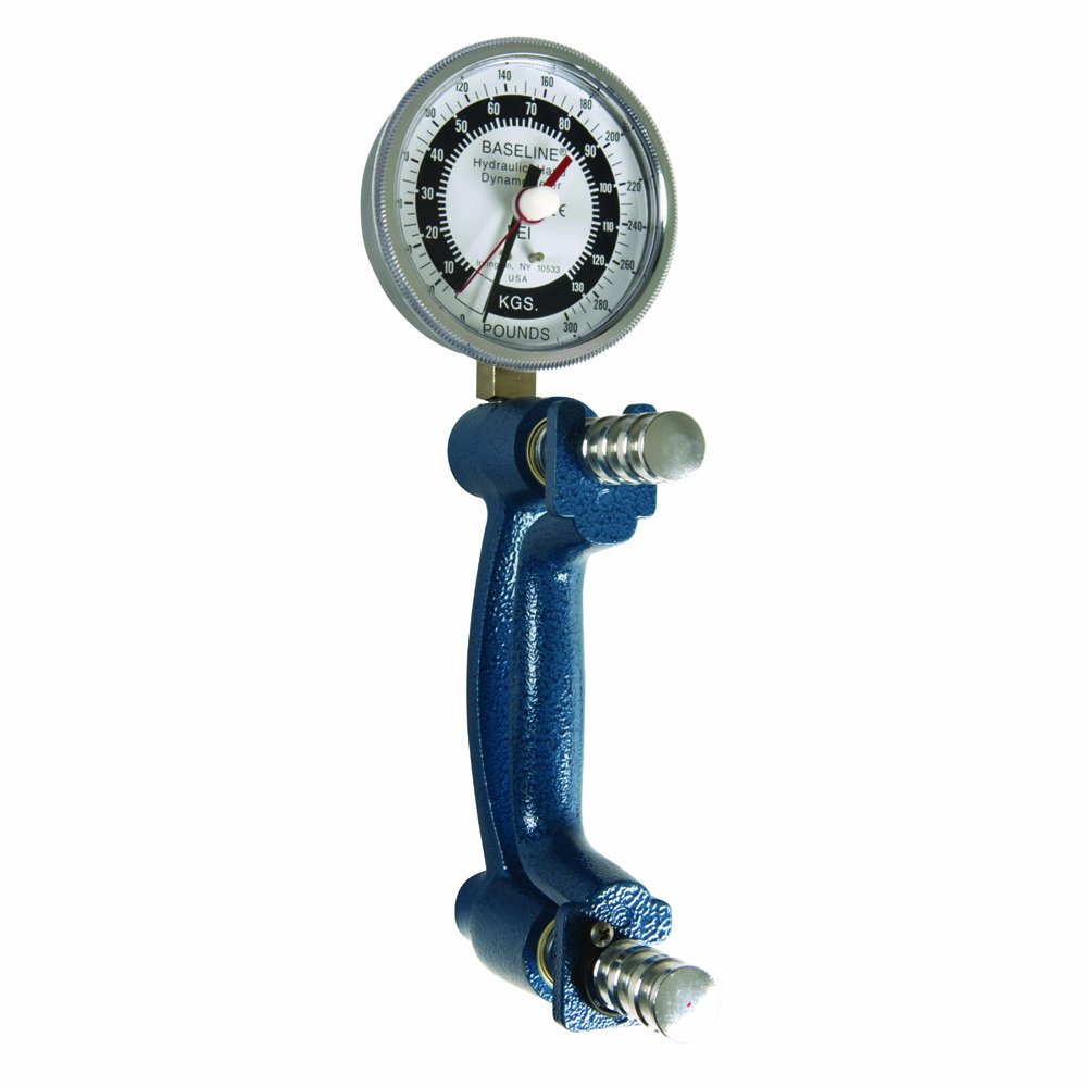 Baseline 120246 HiRes Hydraulic Hand Dynamometer, Large Head, 300 lbs