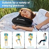 Flintronic Camping Pillows 2Pack Inflatable Neck Support Ultralight Blue Black view 6