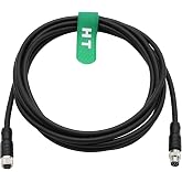 HangTon M8 6 pin Male to 6 pin Female Cable for Basler Camera ace 2 V, Boost R, Racer 2 S, Vision System Sensor Industrial Automation Control, A Coding, Shielded, 1m
