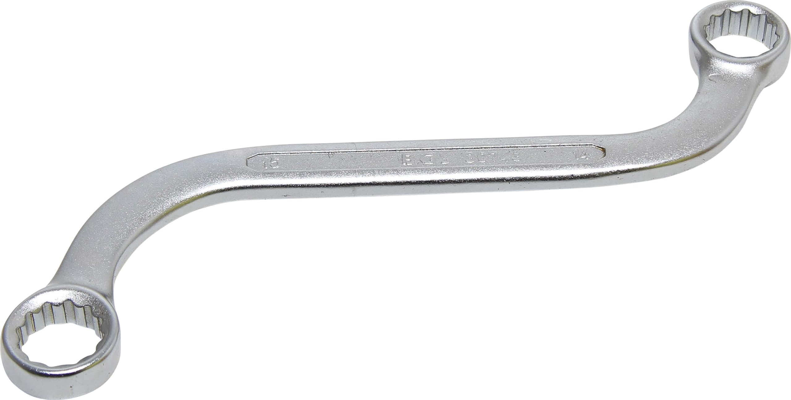 BGS 30743 | S-Type Double Ring Spanner, 12-point | 14 x 15 mm