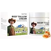 MAITING Tallow Honey Balm - Grass-Fed Tallow Facial Moisturizer with Wild Honey, Organic Skincare for Dry and Sensitive Skin - 120ml