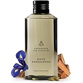 AromaPlan Fragrance Oil White Sandalwood 5 Fl Oz (148ml) Winter Collection | Luxury Hotel Scent Diffuser Oil | Hotel, Home & Spa | Non-Toxic, Made in USA - Bigger Bottle, Bolder Aroma & Longer Lasting